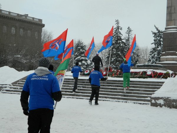 Волгоградские профсоюзы в легкоатлетическом пробеге