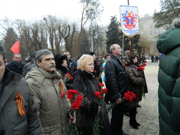 Участие в праздновании 72-годовщины Победы под Сталинградом 02.02.2015 г