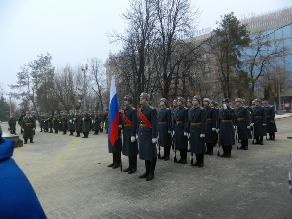 Участие в праздновании 72-годовщины Победы под Сталинградом 02.02.2015 г