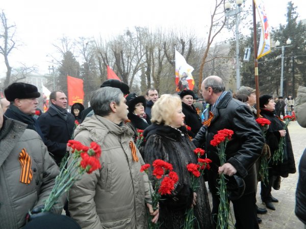 Участие в праздновании 72-годовщины Победы под Сталинградом 02.02.2015 г