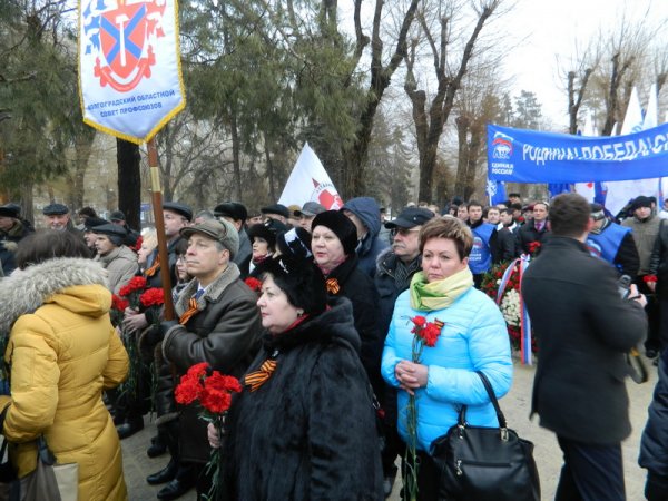 Участие в праздновании 72-годовщины Победы под Сталинградом 02.02.2015 г