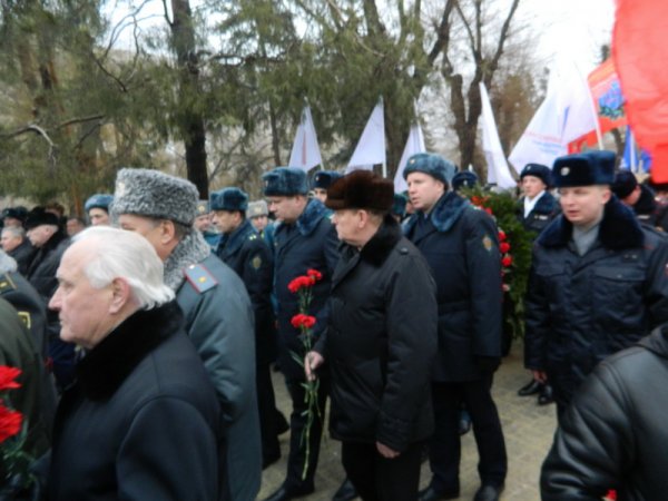 Участие в праздновании 72-годовщины Победы под Сталинградом 02.02.2015 г