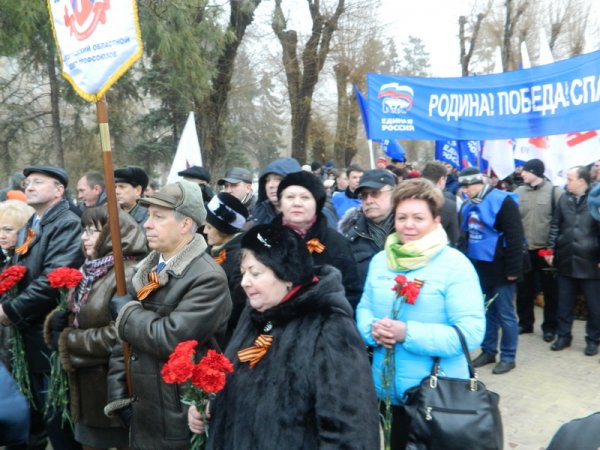 Участие в праздновании 72-годовщины Победы под Сталинградом 02.02.2015 г