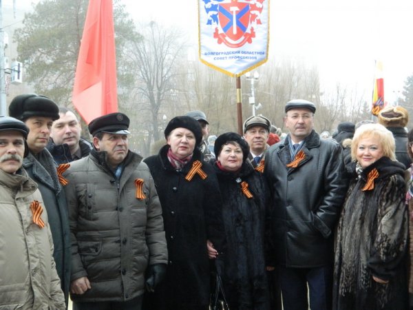 Участие в праздновании 72-годовщины Победы под Сталинградом 02.02.2015 г