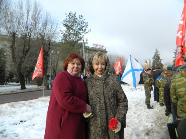 Участие в праздновании 73-годовщины Победы под Сталинградом 02.02.2016 г