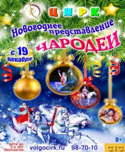 Волгоградский цирк приглашает членов профсоюзов на новогоднее представление