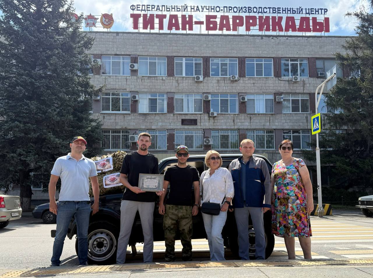 Уже третий в этом году автомобиль «Нива»  передан в зону СВО ВС РФ