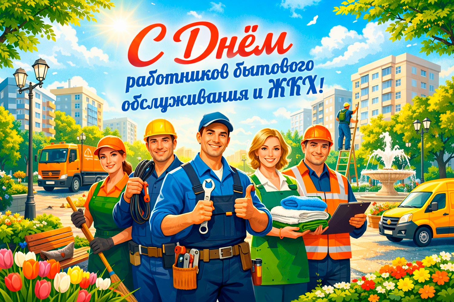 15 марта - День работников бытового обслуживания населения и жилищно-коммунального хозяйства