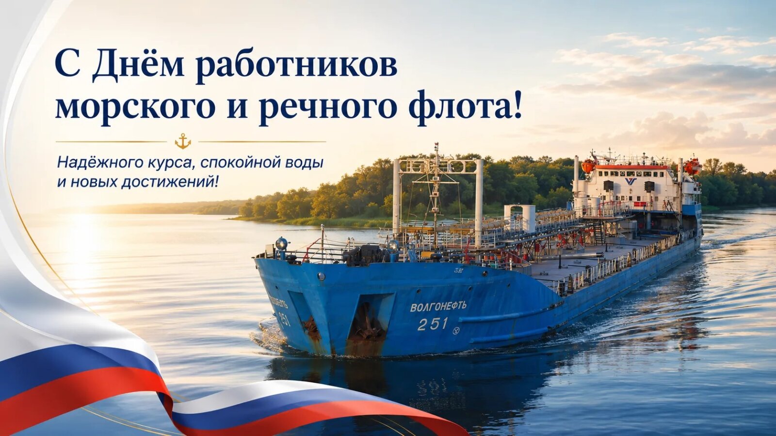 С Днём работников морского и речного флота!