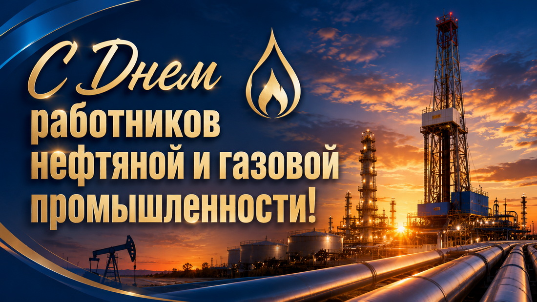 C Днем работников нефтяной и газовой промышленности!